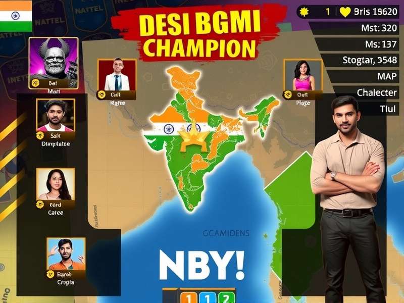 Desi BGMI Champion character customization options